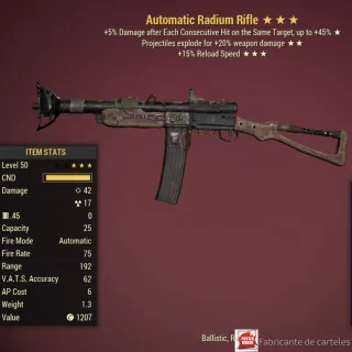 FE15 Rifle Radium + 40k Caps 