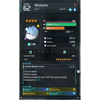 PALWORLD: Whalaska  ( GOD - ROLL )