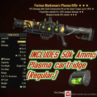 FE50BS RIFLE PLASMA + 40k Caps 