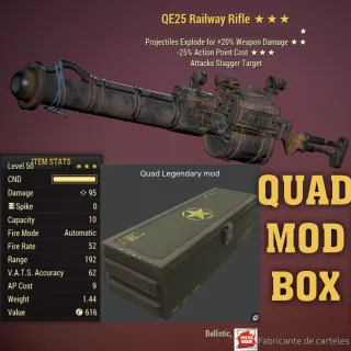 QE25 RIFLE RAILWAY / QUAD