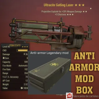 AAE3C Ultracite Gatling Laser / Anti Armor 