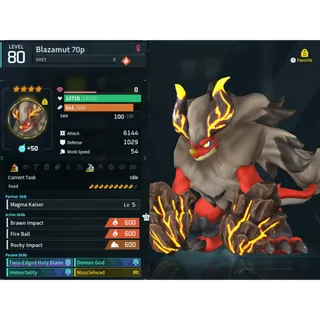 Blazamut ( GOD ROLL 🤙 ) ( hidden power unlocked 🔥 )