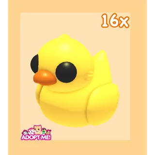 16x RUBBER DUCKY - ADOPT ME