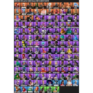  Fortnite 137 SKINS