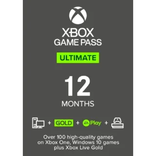 Xbox Game Pass Ultimate 12 Month