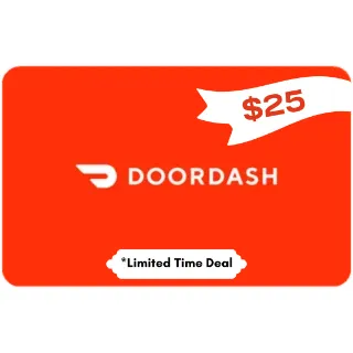 $ 25.00 USD DoorDash (AUTOMATIC)