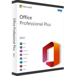 Microsoft Office 2021 Professional Plus Retail Online or Phone Activation License Code - (Global)