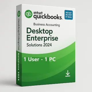 QuickBooks Desktop Enterprise 2024 – License Key - US Version (Windows) for 1 User
