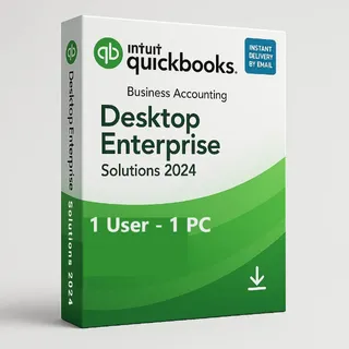 QuickBooks Desktop Enterprise 2024 – US Version – License Activation (Windows PC) for 1 User