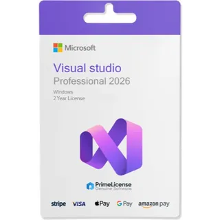 Microsoft Visual Studio 2026 Professional Activation Code for 2 Years / Perpetual for 1 PC
