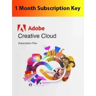 Adobe Creative Cloud Pro - 1 Month Subscription Key | Windows