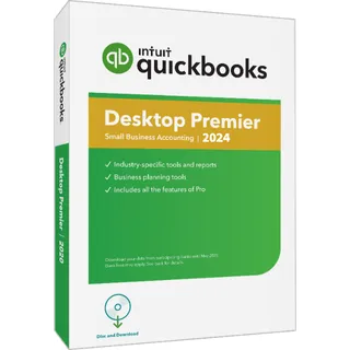 QuickBooks Desktop Premier Plus 2024 – License Activation - US Version (Windows) for 1 User