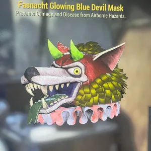 GLOWING BLUE DEVIL