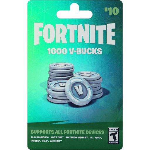 $7.99/$10.00 1000 Vbucks Fortnite Gift Card V-bucks - Instant Delivery ...