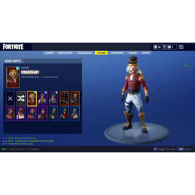 Fortnite locker for sale