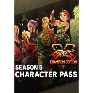 Street Fighter V - Season 5 Character Pass (DLC) Steam Key GLOBAL