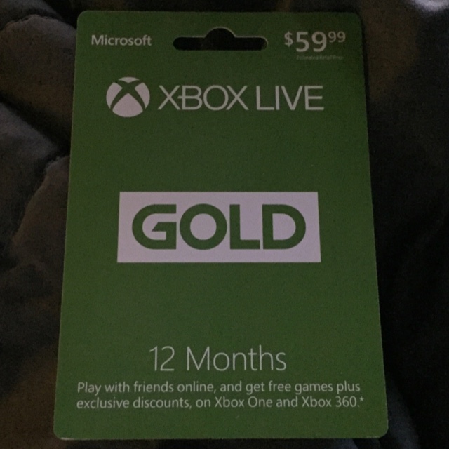 Gift Card Xbox Live Gold - 12 meses - Digital Xbox