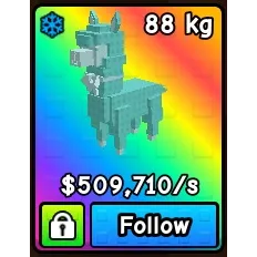 1X Alpaca Snow | $509,710/s | Build A Zoo