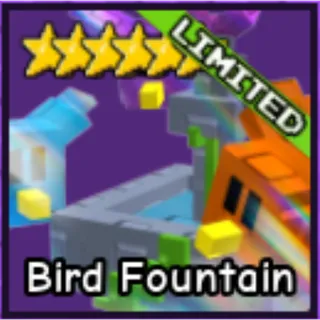 Bird Fountain | Garden Tower Defense
