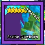 Festive Glowthorn - Garden Tower Defense