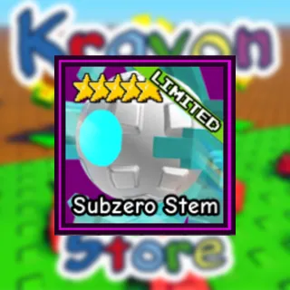 Subzero Stem | Garden Tower Defense