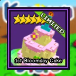 1st Bloomday Cake | Garden Tower Defense