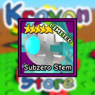 Subzero Stem | Garden Tower Defense