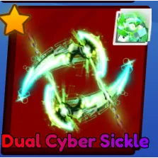 Dual Cyber Sickle with finisher