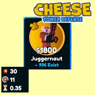 Juggernaut - Cheese Tower Defense