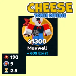 Maxwell - Cheese Tower Defense