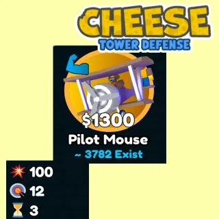 Pilot Mouse - Cheese Tower Defense