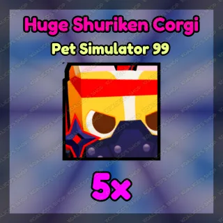 PS99 ● Huge Shuriken Corgi Bundle