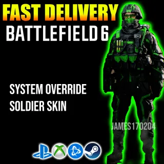 BATTLEFIELD 6 RAZER SKIN | SYSTEM OVERRIDE SOLIDER CODE