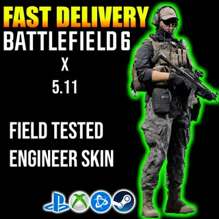 Battlefield 6 x 5.11 Field Tested Engineer Skin | BF6 CODE | GLOBAL | FAST! ✅