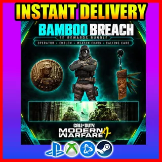 Call Of Duty Modern Warfare 4 MW4 Skin Bamboo Breach Bundle EE Code - INSTANT ✅
