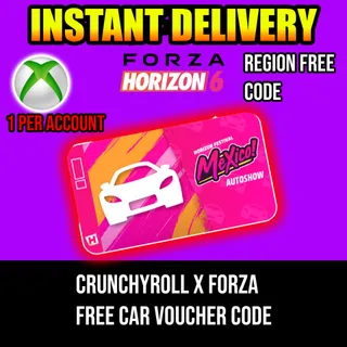 Forza Horizon 6 x Crunchy roll: FREE Car V0ucher | Global | Xbox CODE | FH6