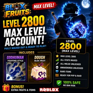 Blox Fruits Max Level Dough Godhuman