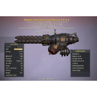 4 Star BE Gauss Minigun Double Explosive