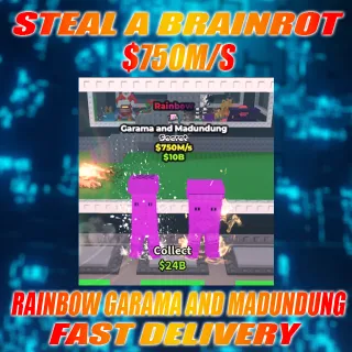 RAINBOW GARAMA AND MADUNDUNG 750M/S