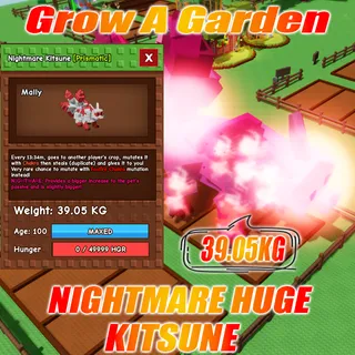 Nightmare Huge  Kitsune 39.05KG AGE : 100 + 10SX Free sheckles