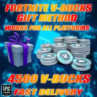 4500 V-BUCKS FORTNITE GIFTING METHOD