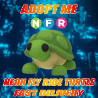 NEON FLY RIDE TURTLE
