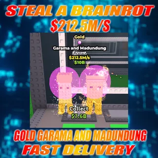 GOLD GARAMA AND MADUNDUNG 212.5M/S