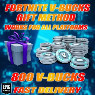 800 V-BUCKS FORTNITE GIFTING METHOD