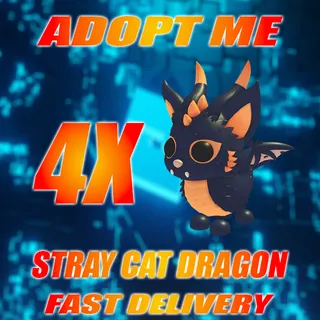 4X STRAY CAT DRAGON