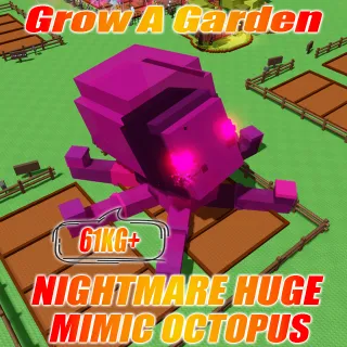 Nightmare Huge Mimic Octopus 61KG+ Age : 100 15s with Toy 3 mins without Toy 15s with Toy