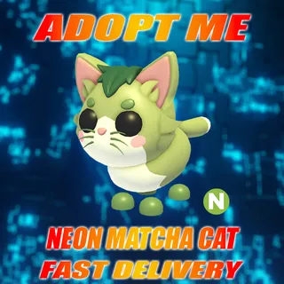 NEON MATCHA CAT NO POTION