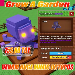 VENOM Huge Mimic Octopus 69.74KG Age : 100 15s no Toy