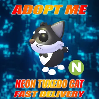 NEON TUXEDO CAT