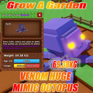 VENOM Huge Mimic Octopus 69.38KG Age : 100 15s no Toy
